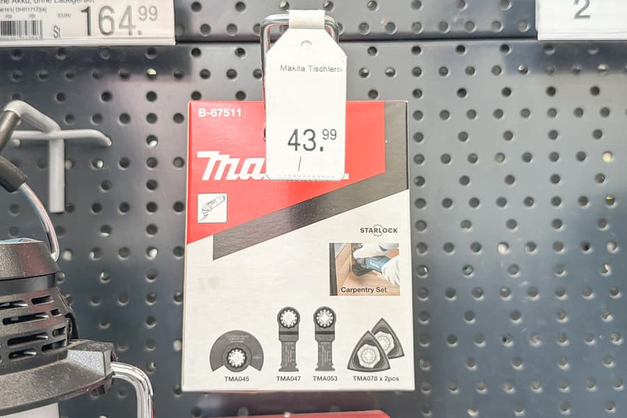 Multitool Set für Schreinerarbeiten Makita B-67511